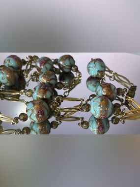 Stunning 1940s Venetian Wedding Cake Necklace